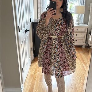 NWT patchwork dress xl